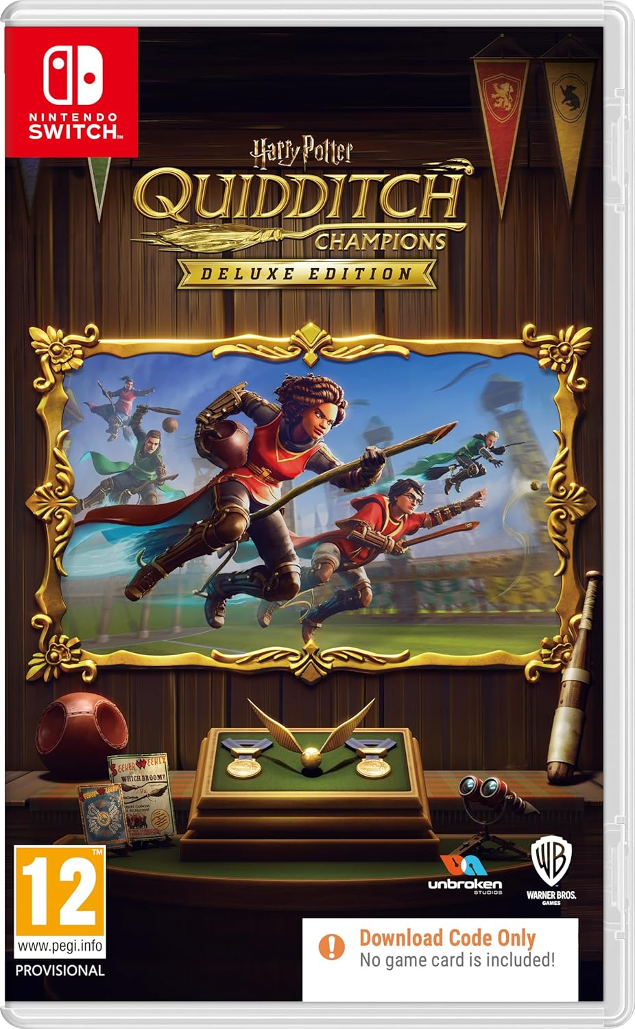 Harry Potter: Quidditch Champions Deluxe Edition (Nintendo Switch) (Code In Box)