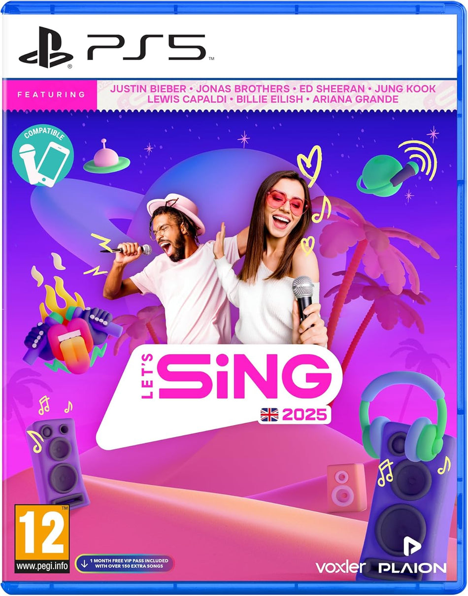 Let's Sing 2025 Solus - UK Edition (PS5)