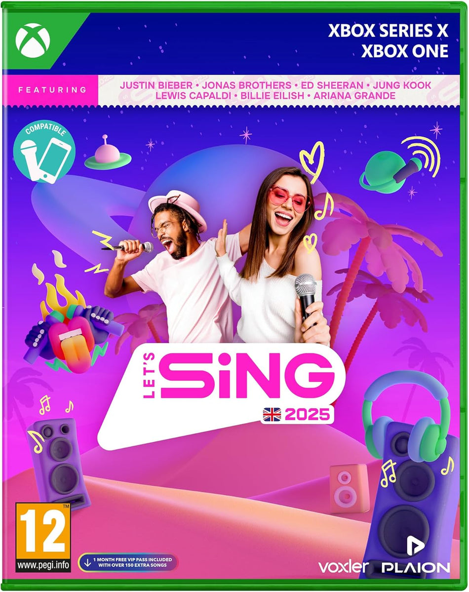 Let's Sing 2025 Solus - UK Edition (Xbox Series X)