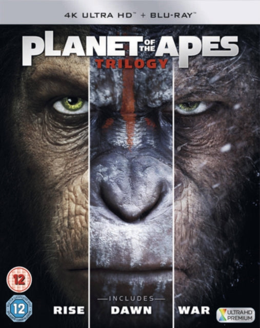Planet of the Apes Trilogy [Blu-ray / 4K Ultra HD + Blu-ray (Boxset)]