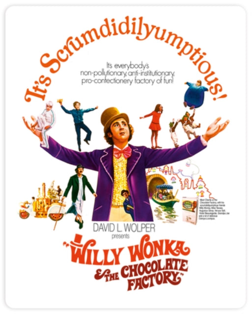 Willy Wonka & the Chocolate Factory [Blu-ray / 4K Ultra HD (Steel Book)]