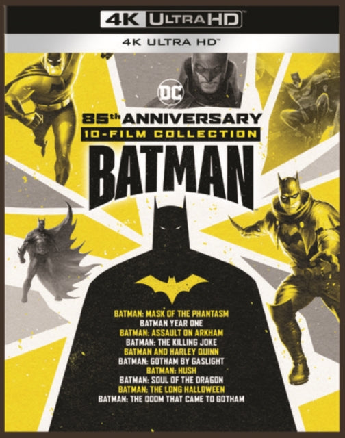 Batman: 85th Anniversary 10-film Collection [Blu-ray / 4K Ultra HD Boxset]