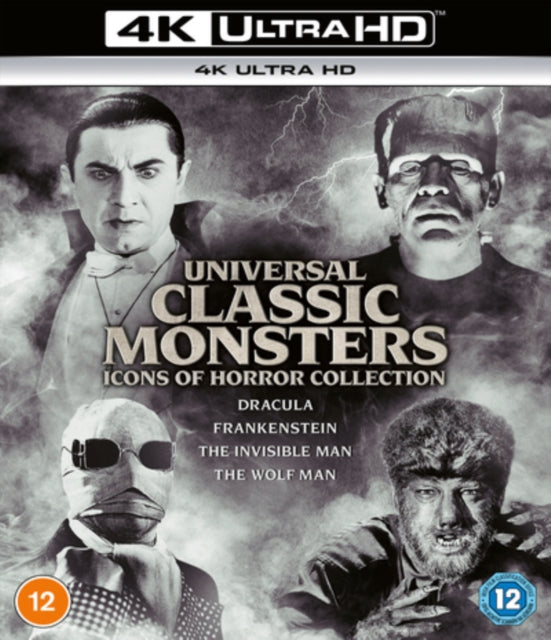 Universal Classic Monsters: Icons of Horror Collection [Blu-ray / 4K Ultra HD Boxset]