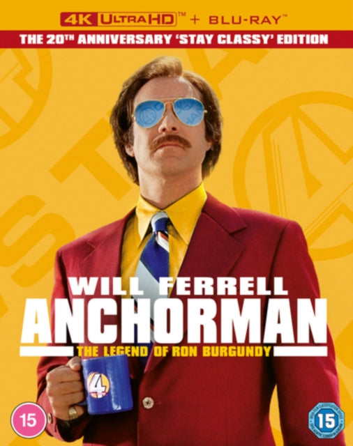Anchorman - The Legend of Ron Burgundy [Blu-ray / 4K Ultra HD + Blu-ray (20th Anniversary Collector's Edition)]