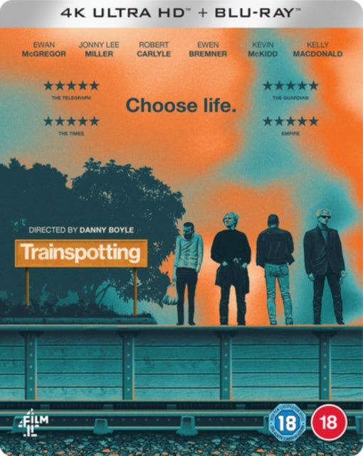 Trainspotting [Blu-ray / 4K Ultra HD + Blu-ray (Limited Edition Steelbook)]