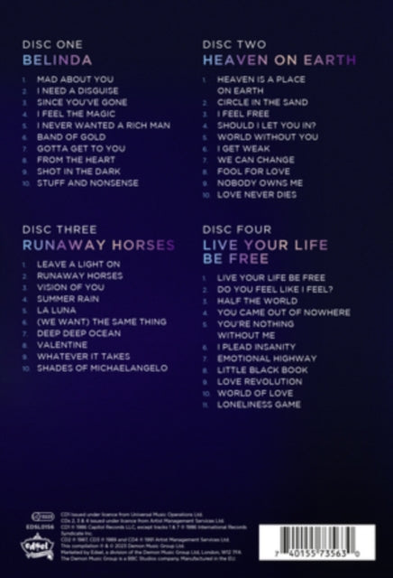 Belinda Carlisle - Decades Volume 1 [CD / Box Set]