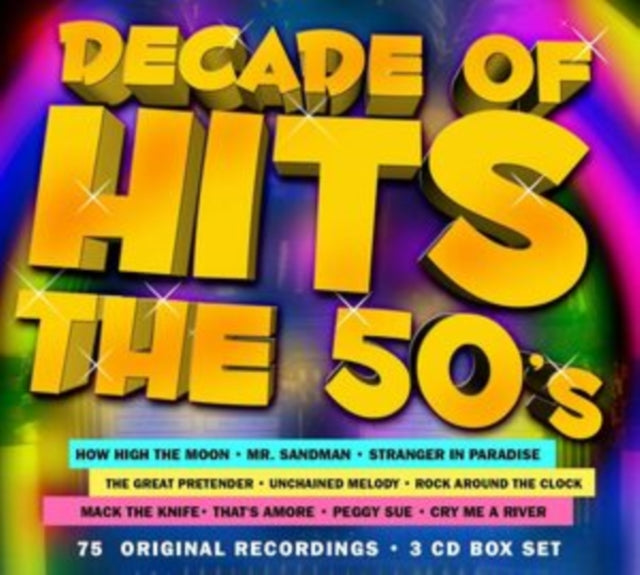 Various Artists - Decade of Hits: The 50's [CD / Box Set]