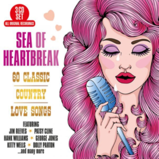 Various Artists - Sea of Heartbreak: 60 Classic Country Love Songs [CD / Box Set]