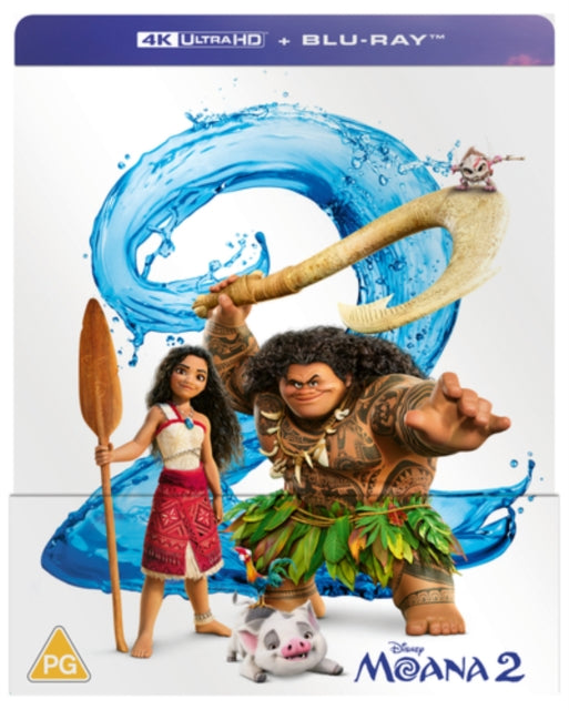 Moana 2 [Blu-ray / 4K Ultra HD + Blu-ray (Steelbook)]