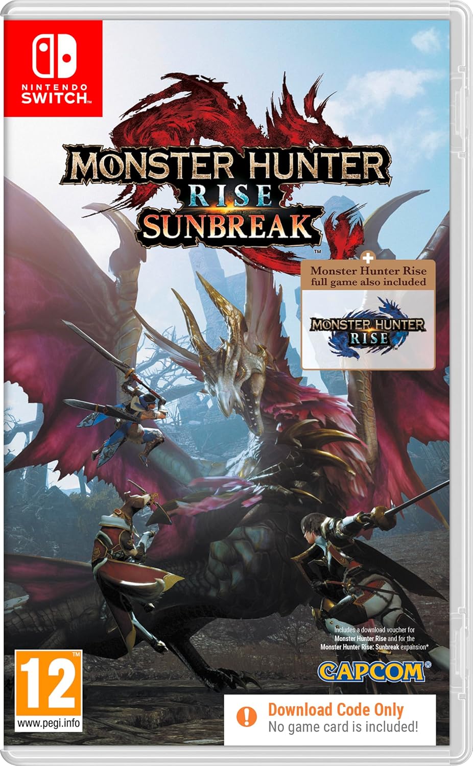 Monster Hunter Rise: Sunbreak {Nintendo Switch] [Code In Box]