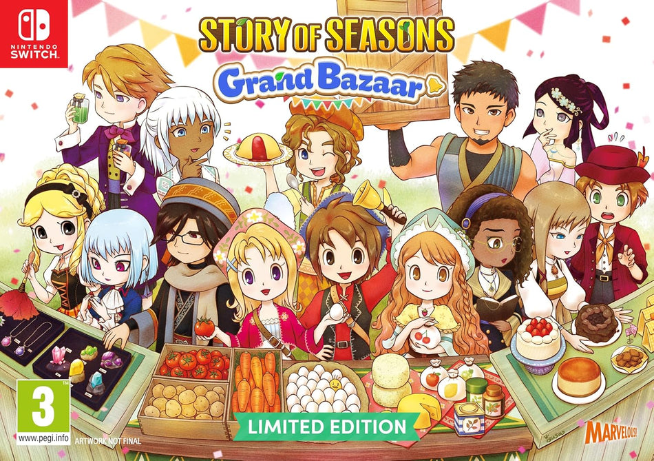 Story of Seasons: Grand Bazaar (Nintendo Switch) - Limited Edition
