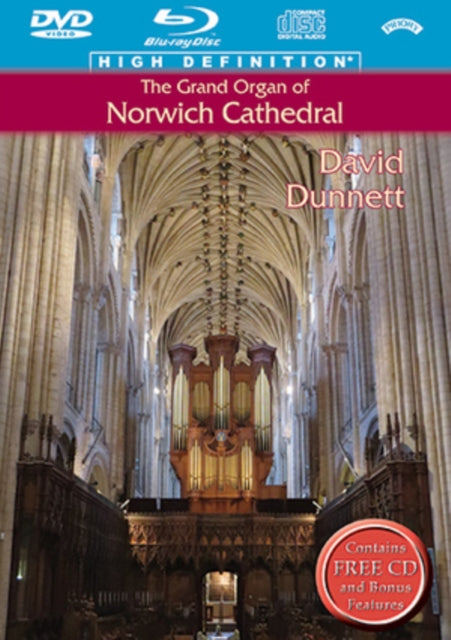 The Grand Organ of Norwich Cathedral - David Dunnett [Blu-ray / with DVD and Audio CD]