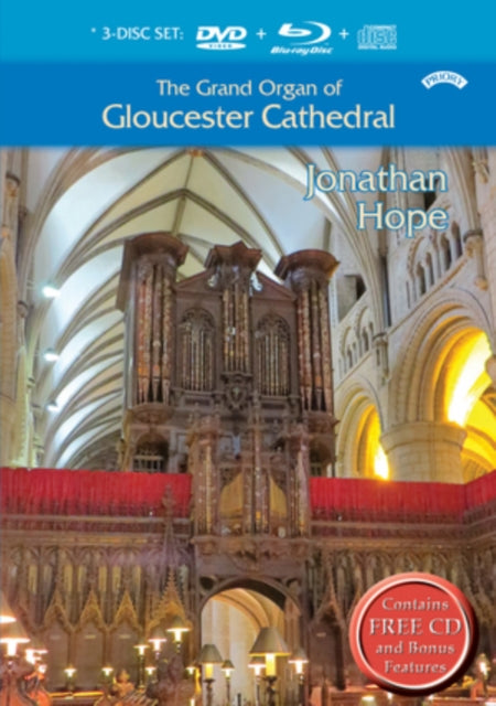 The Grand Organ of Gloucester Cathedral - Jonathan Hope [Blu-ray / with DVD and Audio CD]
