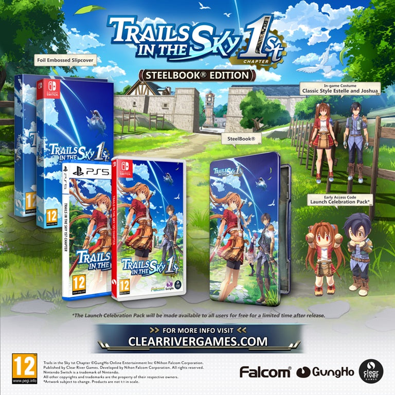Trails in the Sky 1st Chapter (Nintendo Switch) - Steelbook Edition