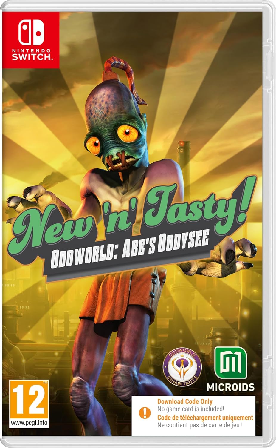 New 'N' Tasty! Oddworld: Abe's Oddysee (Nintendo Switch) (Code-in-Box)