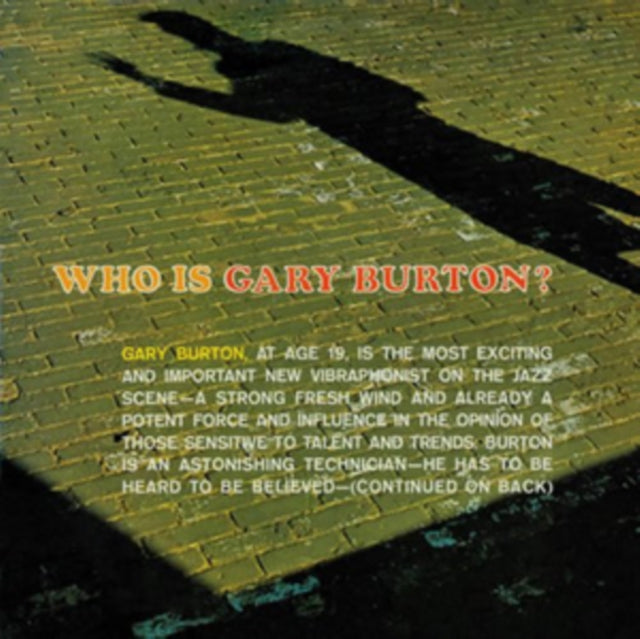 Gary Burton - Who Is Gary Burton? [CD / Album]