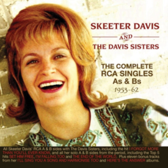Skeeter Davis and The Davis Sisters - The Complete RCA Singles As & Bs 1953-62 [CD / Album]