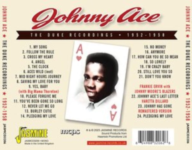 Johnny Ace - The Complete Duke Recordings and More! 1952-1958 [CD / Album]