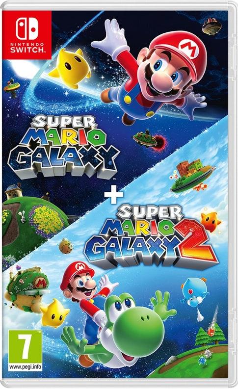 Super Mario Galaxy + Super Mario Galaxy 2 (Nintendo Switch) - with FREE Microfibre Cloth