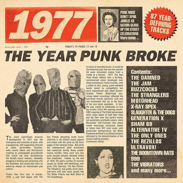 Various Artists - 1977: The Year Punk Broke [CD / Box Set]