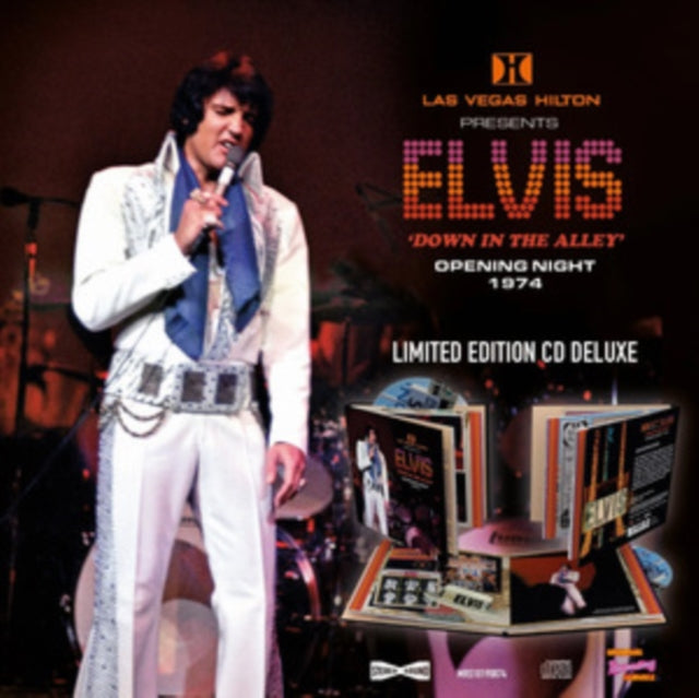 Elvis Presley - Las Vegas - 'Down in the Alley' Opening Night 1974 [CD / with Book]