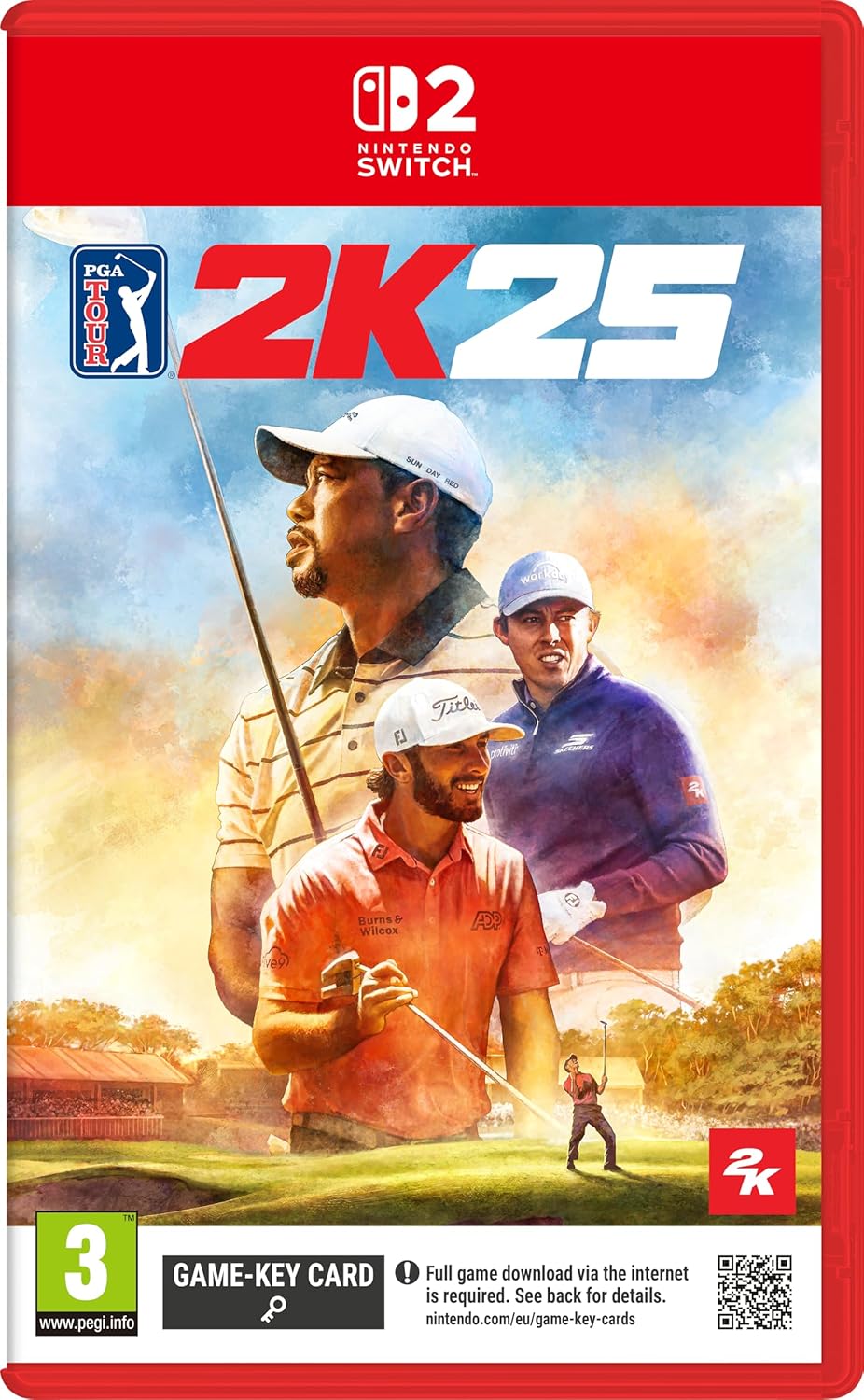 PGA 2K25 Tour (Nintendo Switch 2) Game-Key Card