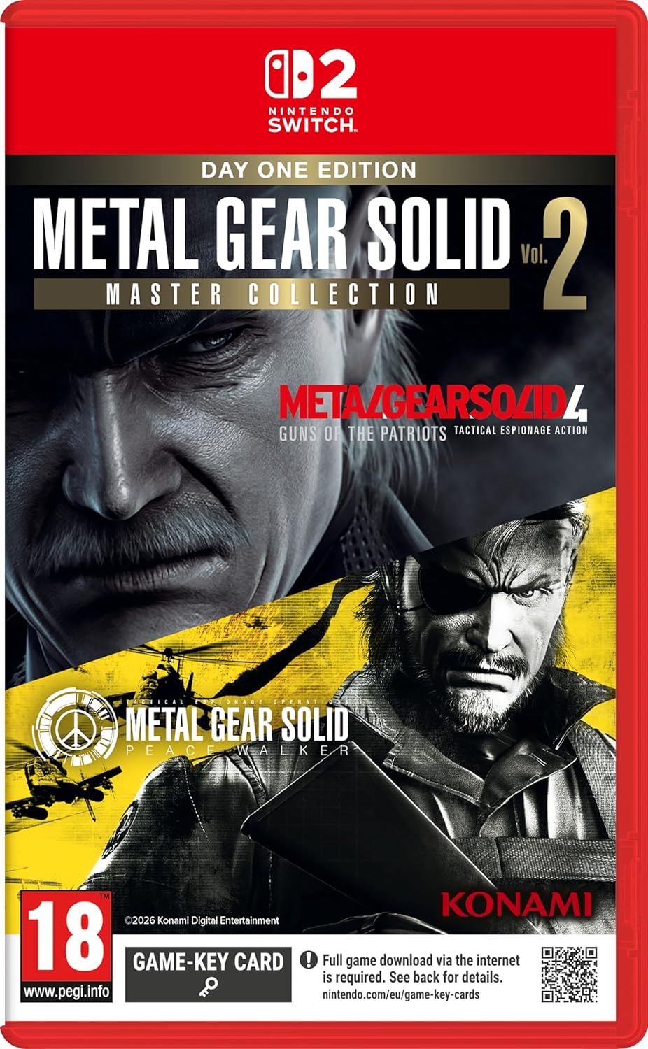Metal Gear Solid: Master Collection Volume 2 – Day One Edition (Nintendo Switch 2)