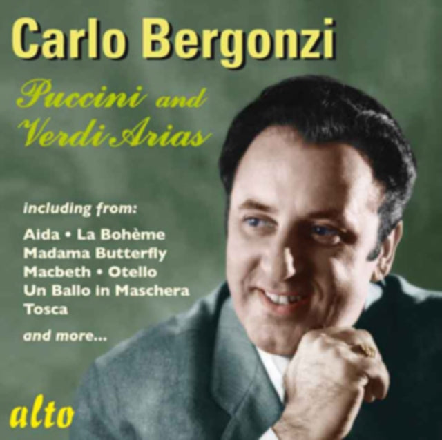 Carlo Bergonzi: Puccini and Verdi Arias [CD / Album]