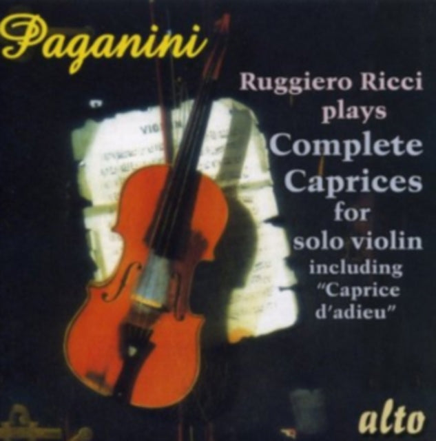 Ruggiero Ricci Plays Complete Caprices for Solo Violin [CD / Album]