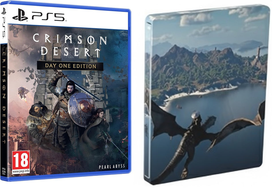 Crimson Desert - Day One Edition (PS5) - With Steelbook