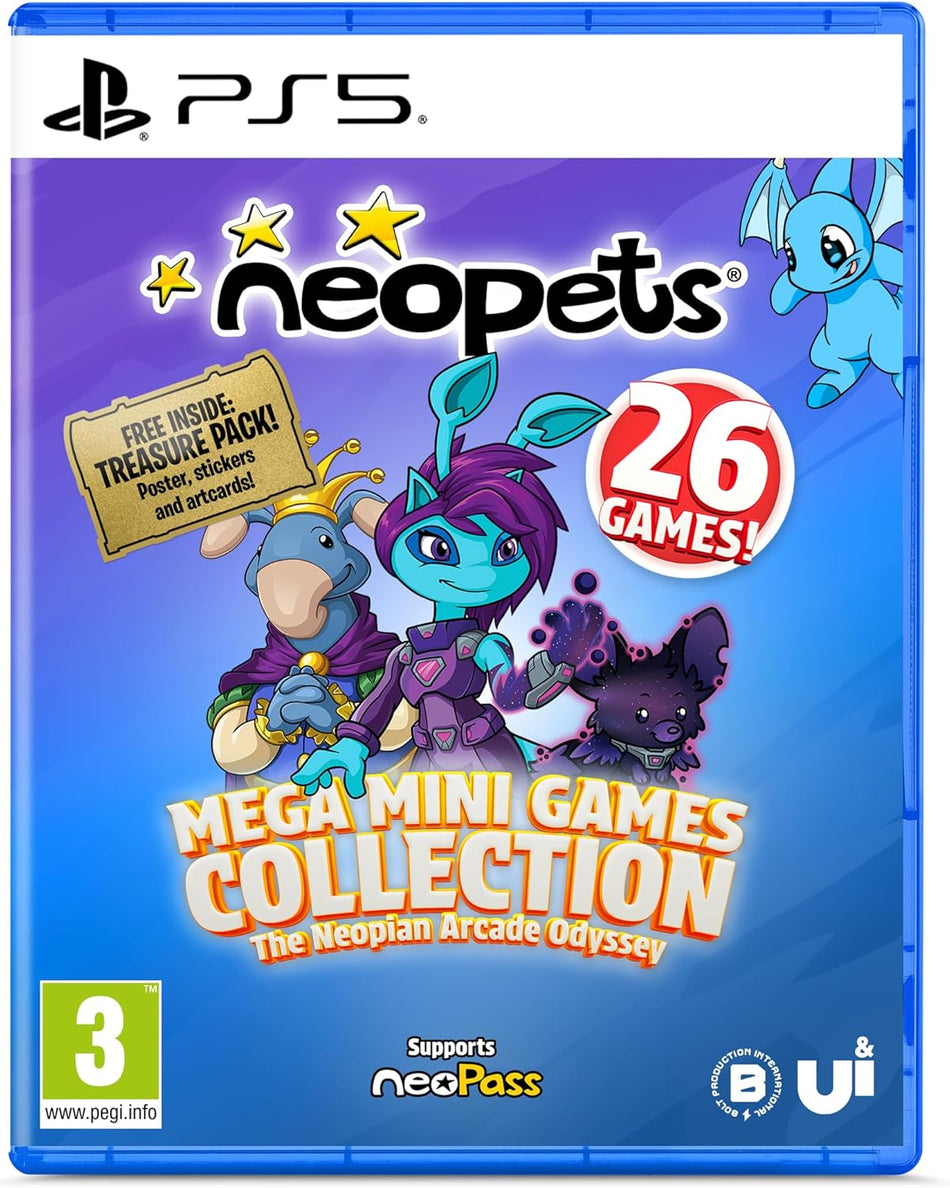 Neopets - Mega Mini Games Collection - The Neopian Arcade Odyssey - Day 1 Edition (PS5)
