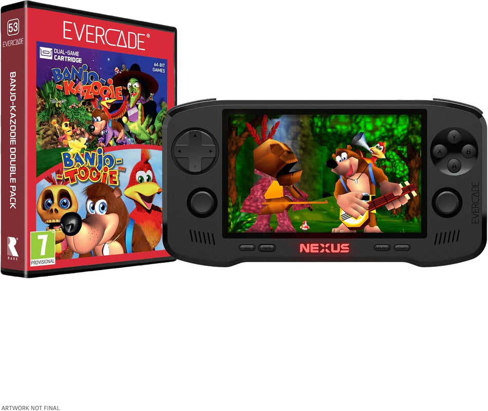 Evercade Nexus and Banjo-Kazooie Double Pack