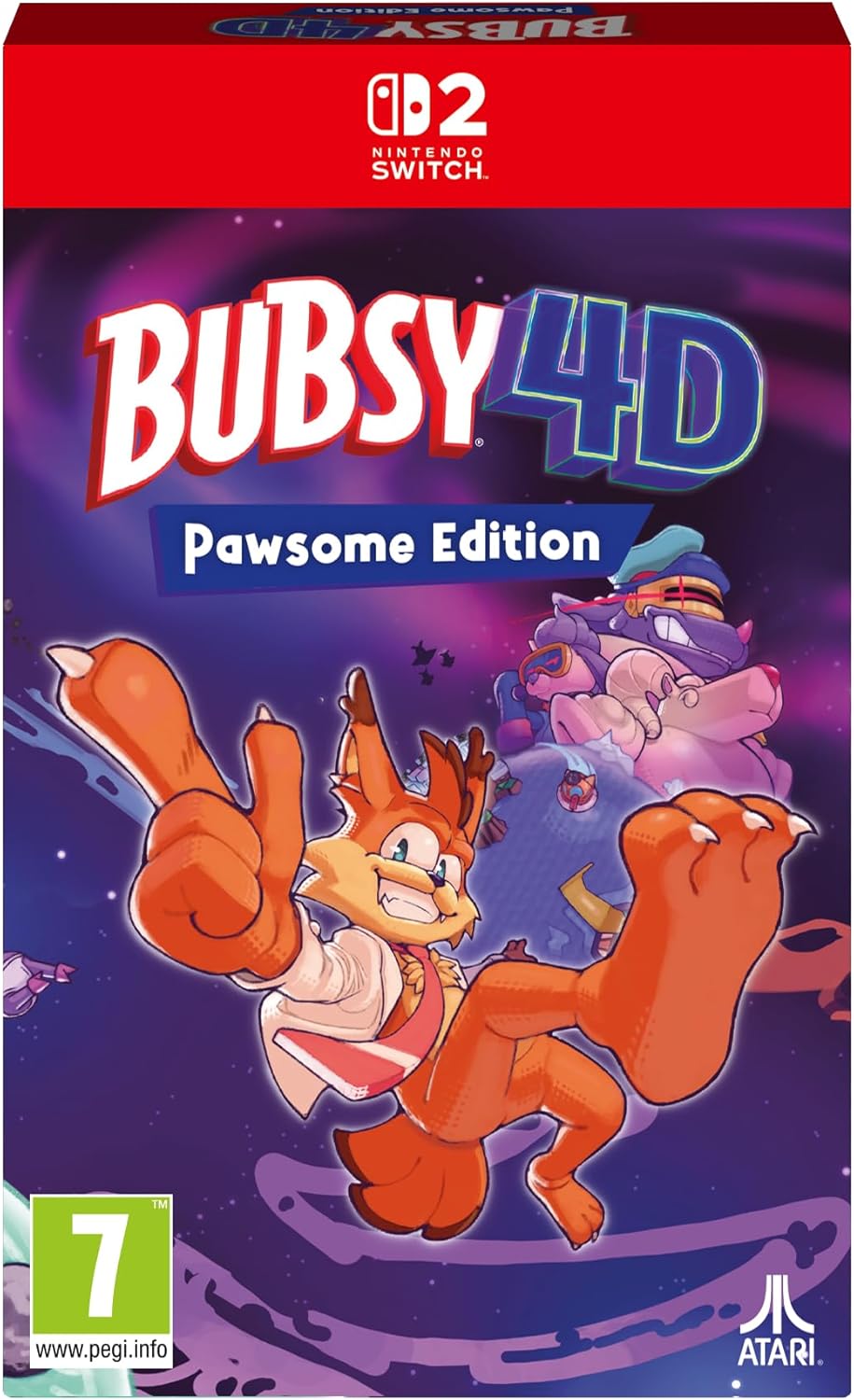 Bubsy 4D - Pawsome Edition (Nintendo Switch 2)
