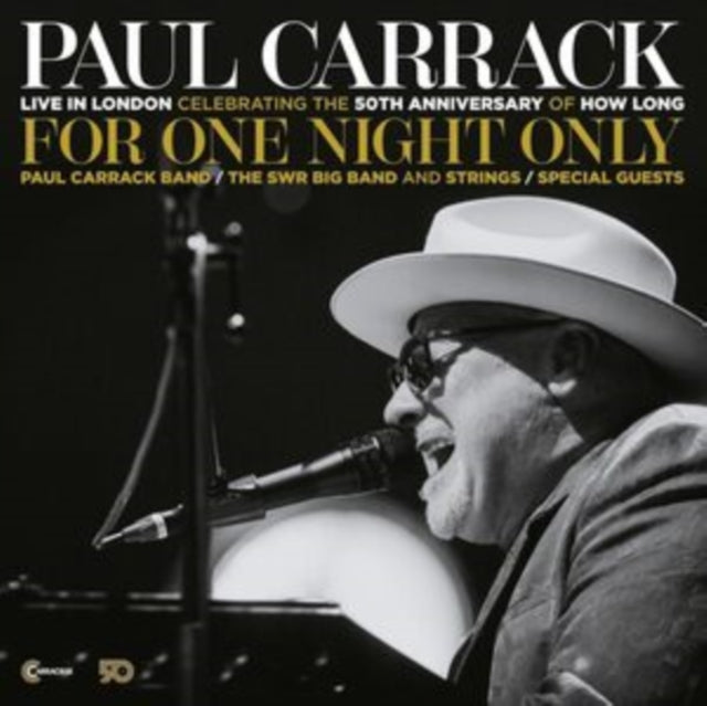 Paul Carrack - For One Night Only: Live in London [CD / Album]