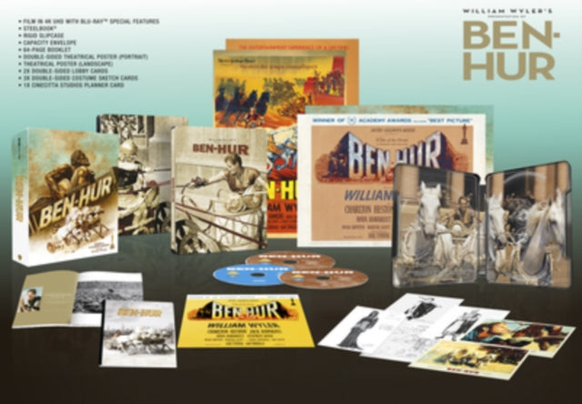 Ben-Hur [Blu-ray / 4K Ultra HD + Blu-ray (Collector's Edition Steelbook)]