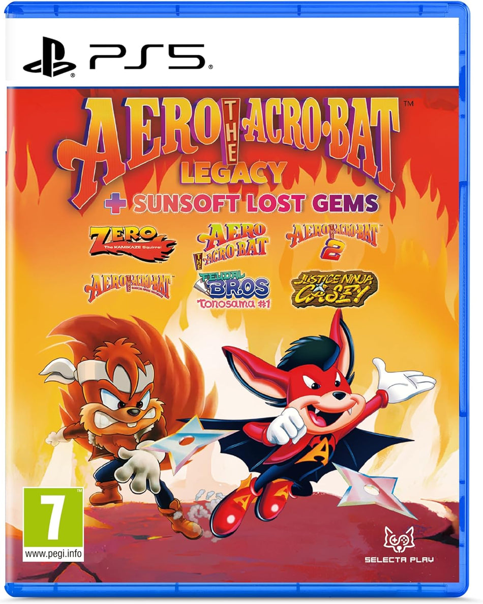 Aero The Acro-Bat Legacy + Sunsoft Lost Gems (PS5)