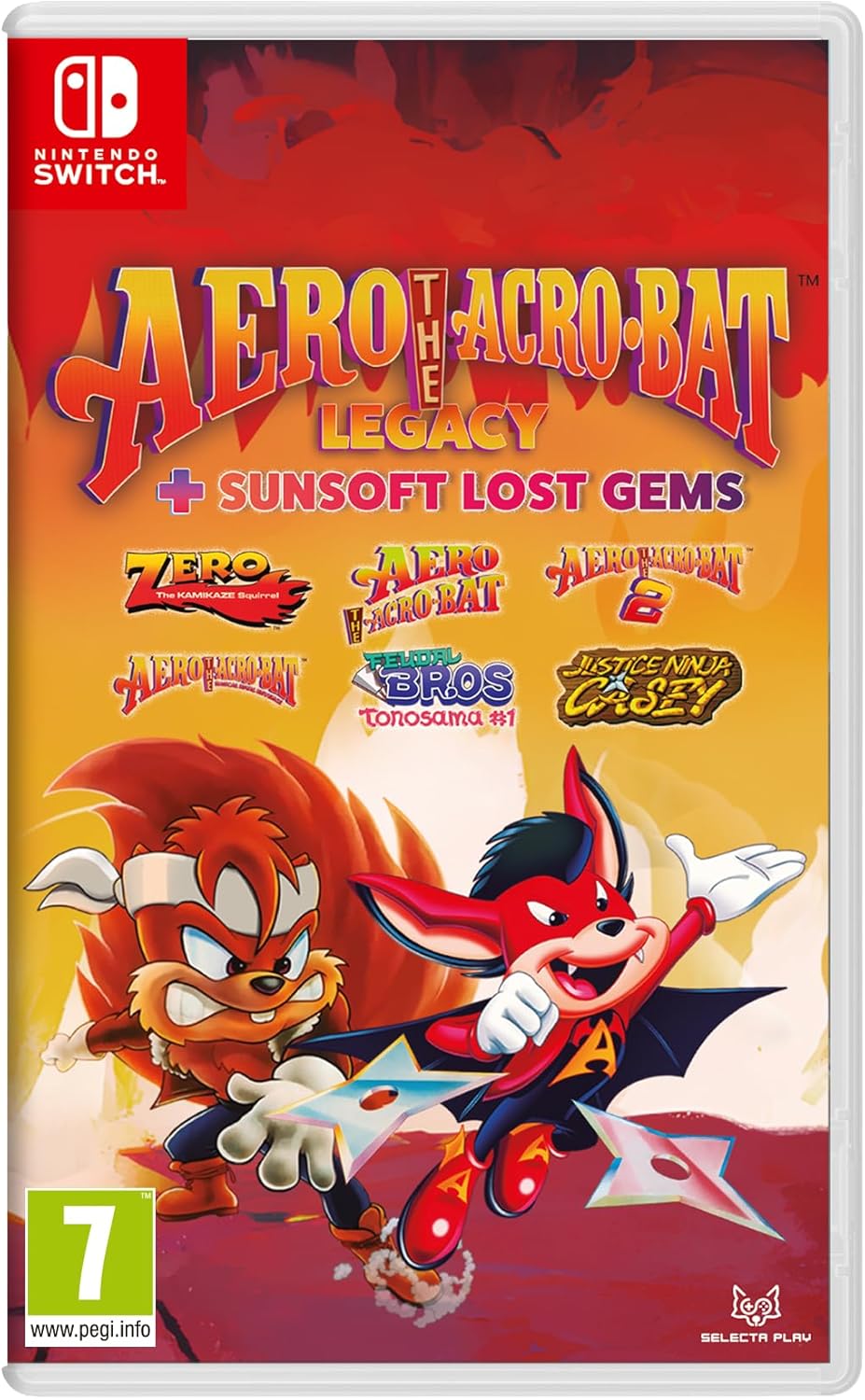 Aero The Acro-Bat Legacy + Sunsoft Lost Gems (Nintendo Switch)