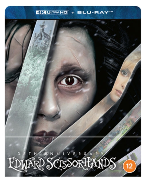 Edward Scissorhands [Blu-ray / 4K Ultra HD + Blu-ray (35th Anniversary Steelbook)]