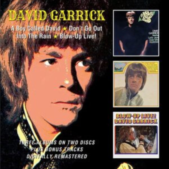 David Garrick - A Boy Called David/Don't Go Out Into the Rain/Blow-up Live! [CD / Album]