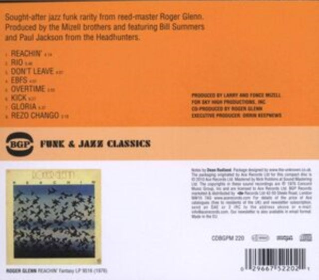 Roger Glenn - Reachin' [CD / Album]