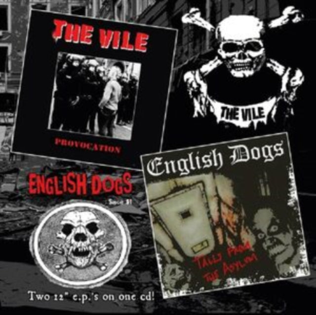 English Dogs/The Vile - Tales from the Asylum/Provocation [CD / Album]