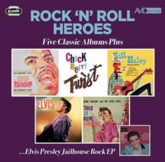 Little Richard/Chuck Berry/Bill Haley & His Comets/Elvis Presley/Gene Vincent & His Blue Caps - Rock 'N' Roll Heroes - Five Classic Albums Plus [CD / Album]