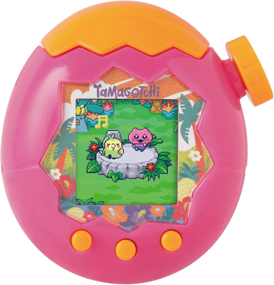 TAMAGOTCHI Paradise Orange Tropics Shell Digital Pet