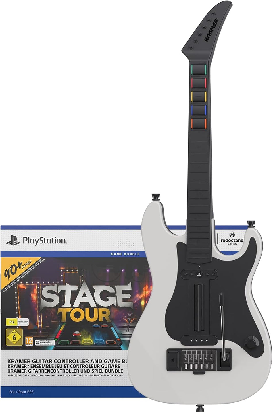 Stage Tour Game and Kramer® Wireless Guitar Controller Bundle (PS5)