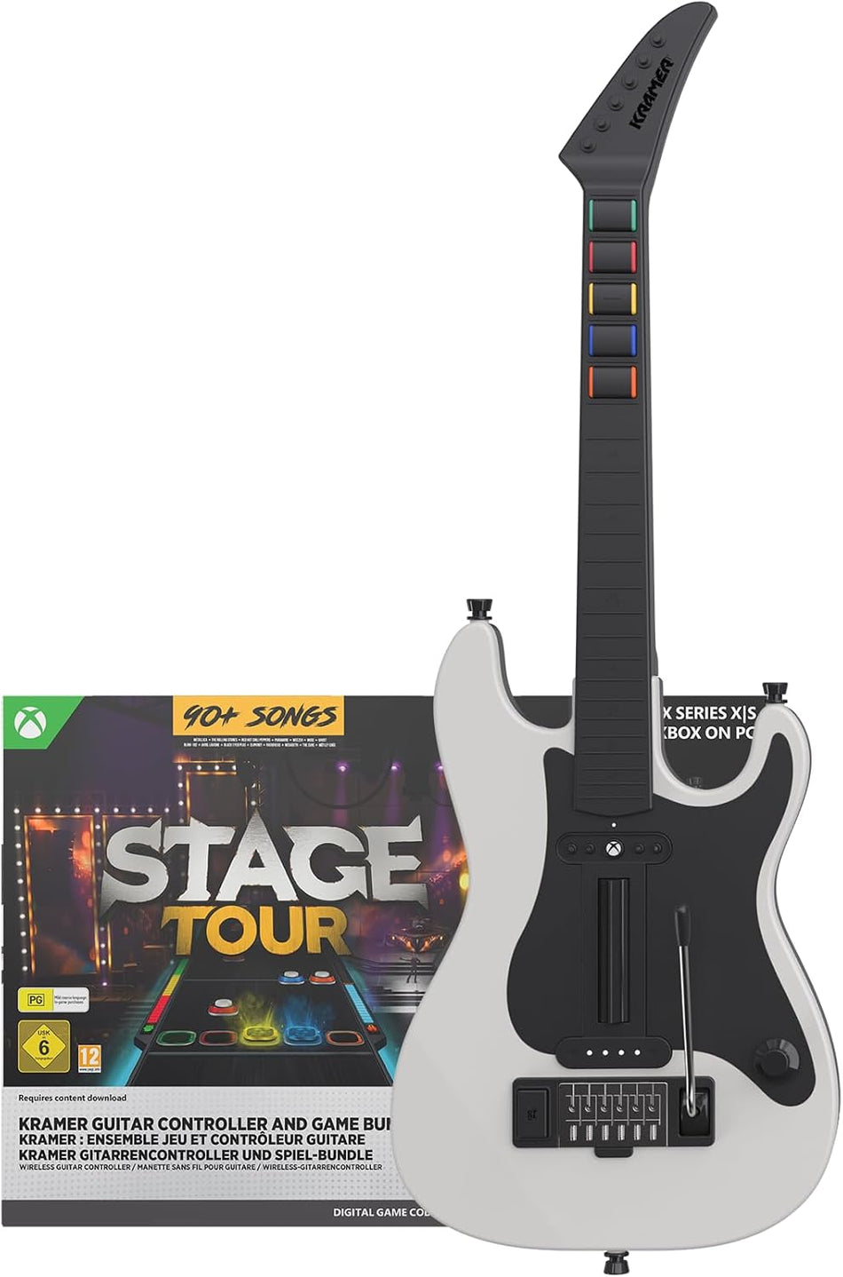 Stage Tour Game and Kramer® Wireless Guitar Controller Bundle (Xbox Series X)