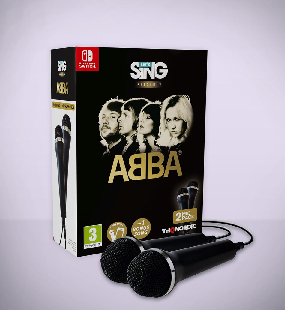 Let's Sing ABBA 2027 2 Mic Bundle (Nintendo Switch)