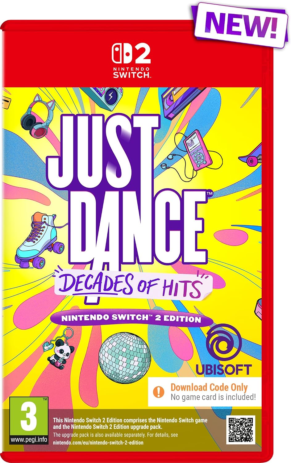 Just Dance: Decades of Hits (Nintendo Switch 2) (Code in Box)