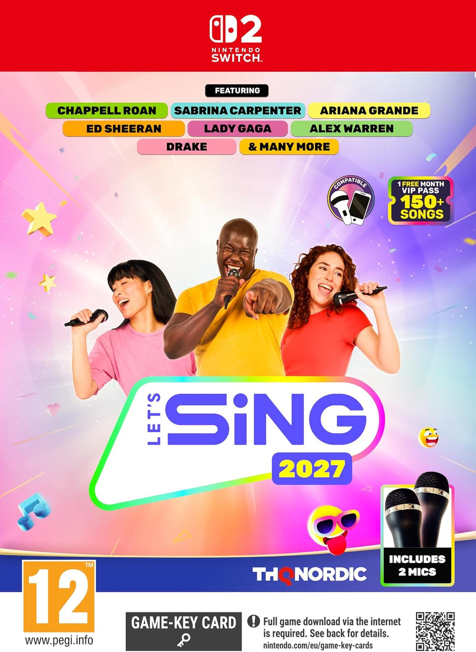 Let's Sing 2027 2 Mic Bundle (Nintendo Switch 2)