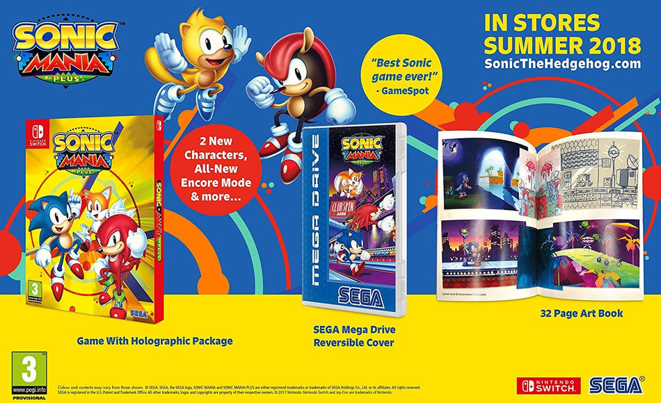 Sonic Mania Plus (Nintendo Switch)