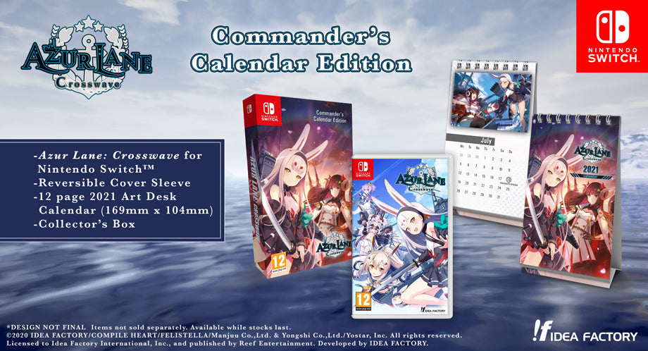 Azur Lane: Crosswave - Commanders Calendar Edition (Switch)